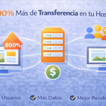 mas transferencia en tu hosting ia