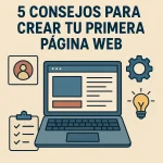 5 Consejos Para Crear Tu Primera Página Web