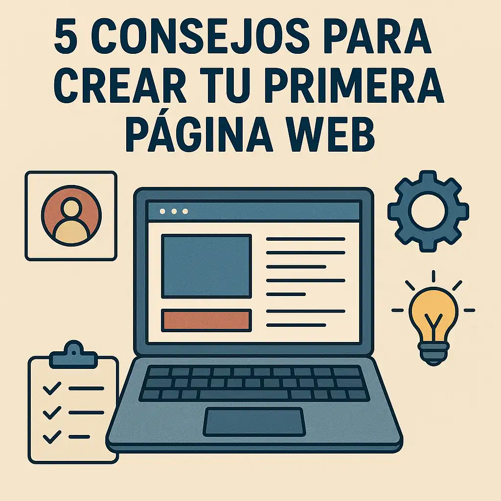5 Consejos Para Crear Tu Primera Página Web