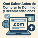 Qué Saber Antes de Comprar tu Dominio y Recomendaciones