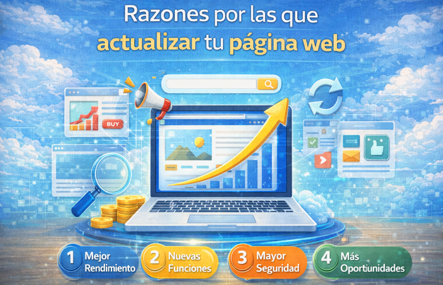 actualizar tu pagina web ia