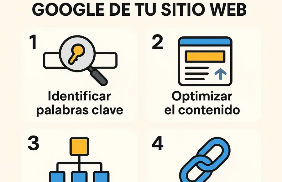 4 pasos para mejorar el posicionamiento en Google de tu sitio web