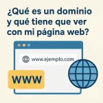 Qué es un dominio y qué tiene que ver con mi página web