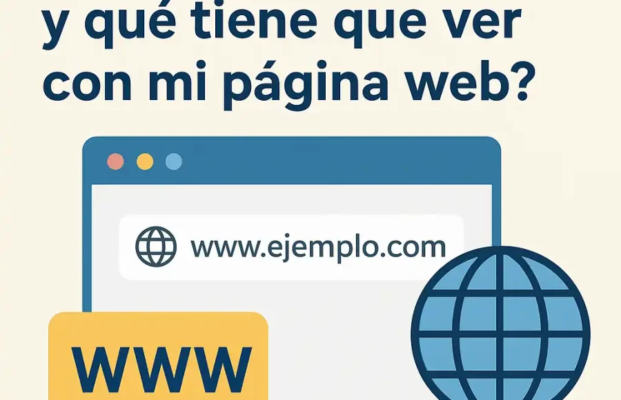 Qué es un dominio y qué tiene que ver con mi página web