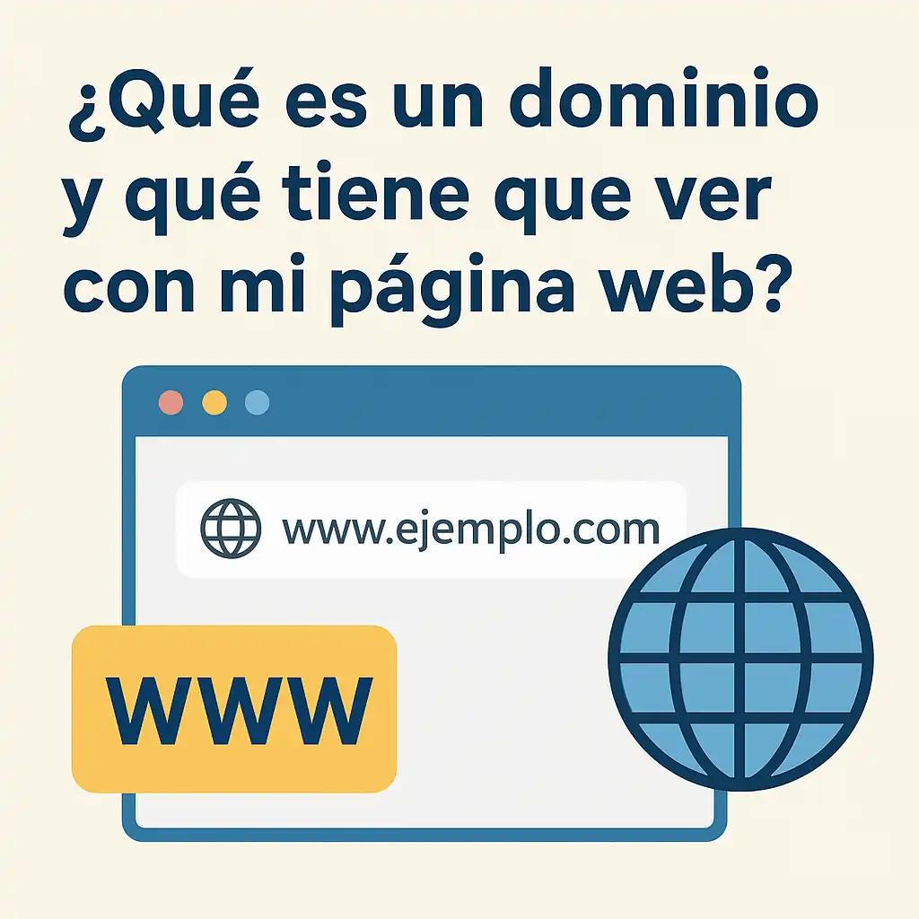 Qué es un dominio y qué tiene que ver con mi página web