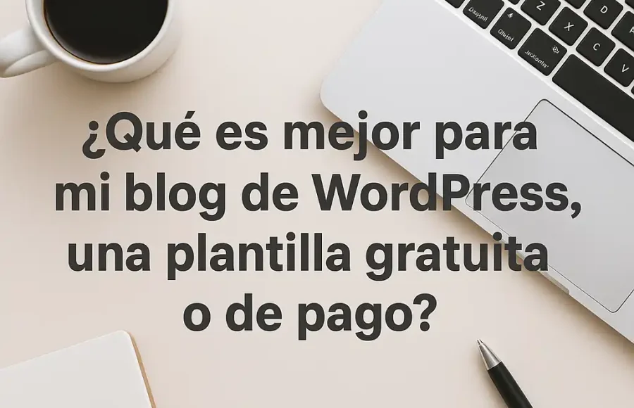 ¿Qué es mejor para mi blog de WordPress, una plantilla gratuita o de pago?