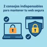 2 consejos indispensables para mantener tu web segura