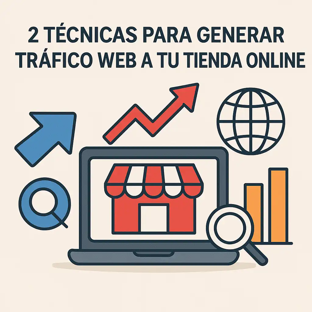 2 técnicas para generar tráfico web a tu tienda online