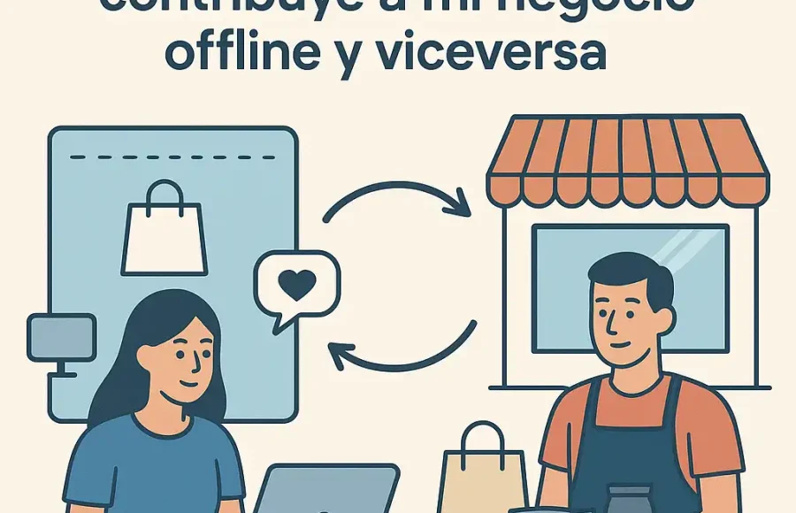 Cómo mi negocio online contribuye a mi negocio offline y viceversa