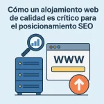 Cómo un alojamiento web de calidad es crítico para el posicionamiento SEO