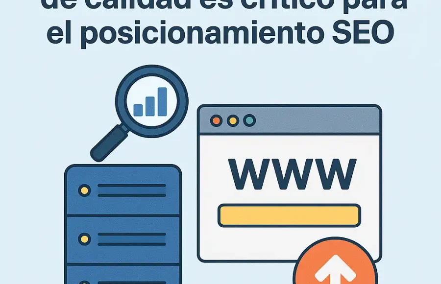 Como un alojamiento web de calidad es critico para el posicionamiento SEO Cómo un alojamiento web de calidad es crítico para el posicionamiento SEO