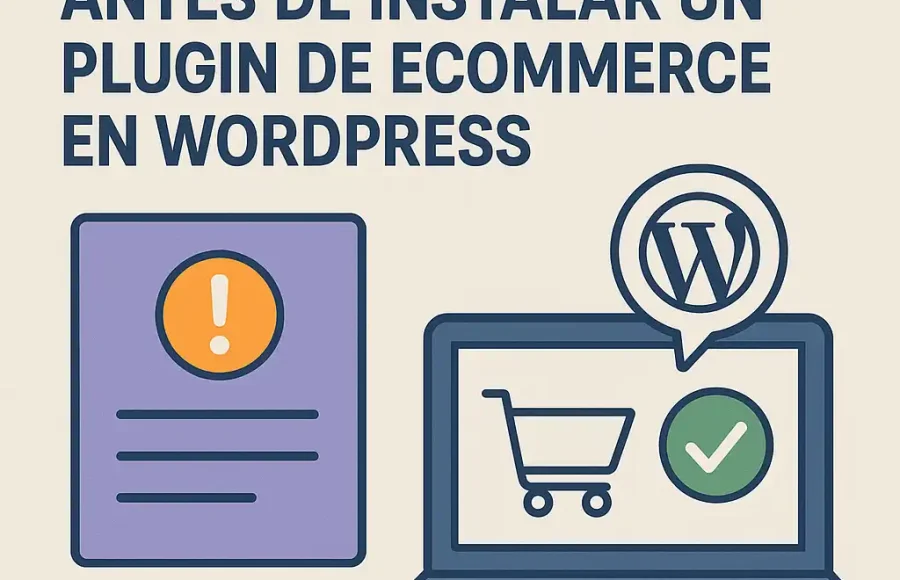 2 cosas a considerar antes de instalar un plugin de eCommerce en WordPress