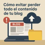 Cómo evitar perder todo el contenido de tu blog