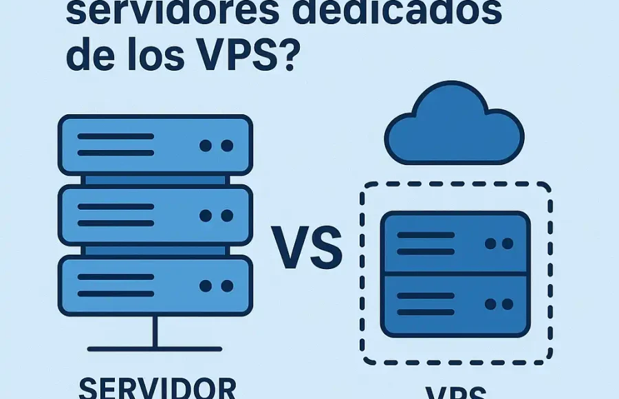 ¿Qué diferencia a los servidores dedicados de los VPS?