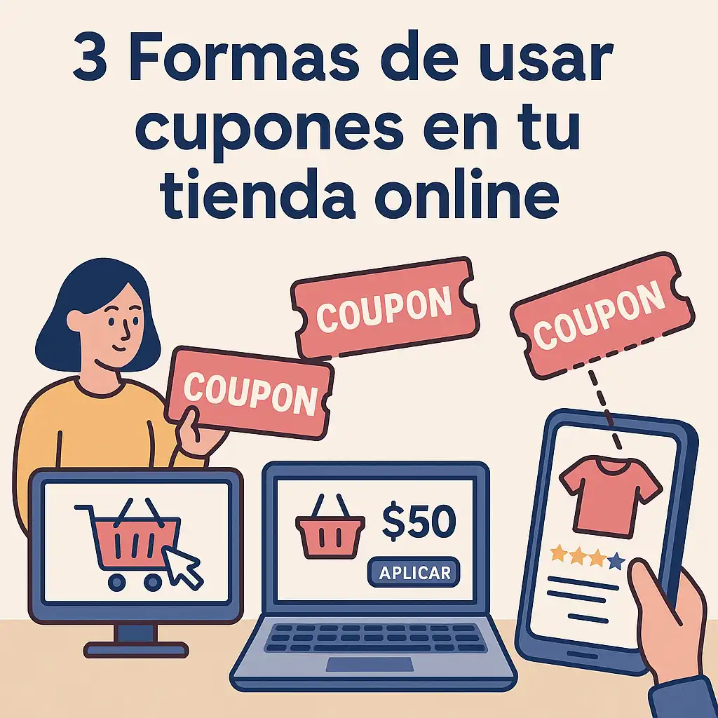 3 Formas de usar cupones en tu tienda online 3 Formas de usar cupones en tu tienda online