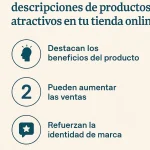 3 Razones por las cuales necesitas descripciones de productos atractivos en tu tienda online