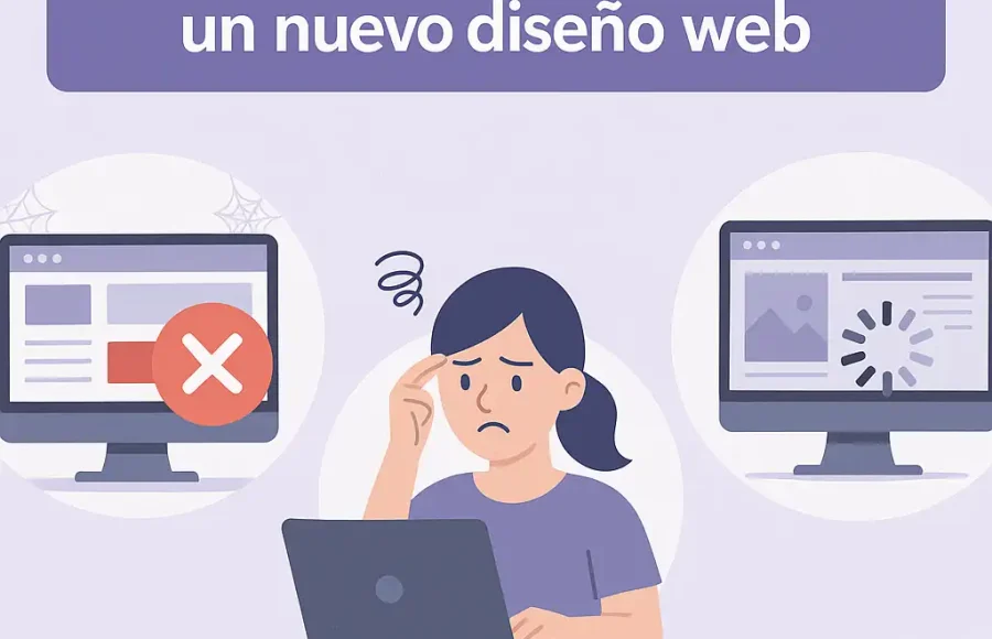 3 Señales de que necesitas un nuevo diseño web