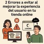 2 Errores a evitar al mejorar la experiencia del usuario en tu tienda online