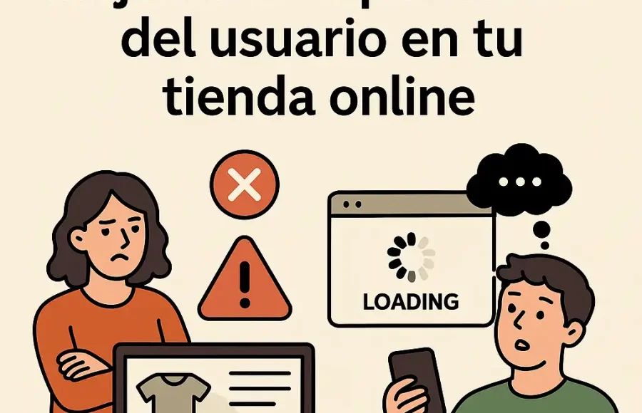2 Errores a evitar al mejorar la experiencia del usuario en tu tienda online