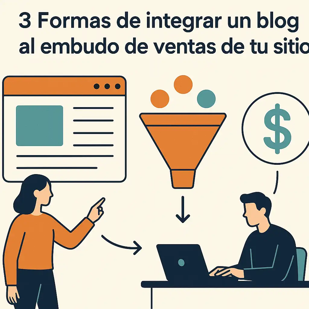 3 Formas de integrar un blog al embudo de ventas de tu sitio