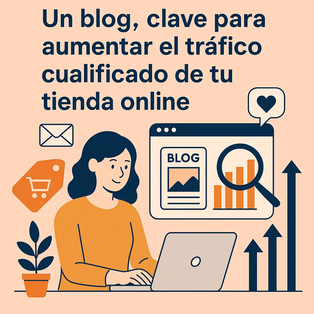 Un blog clave para aumentar el trafico cualificado de tu tienda online Un blog, clave para aumentar el tráfico cualificado de tu tienda online