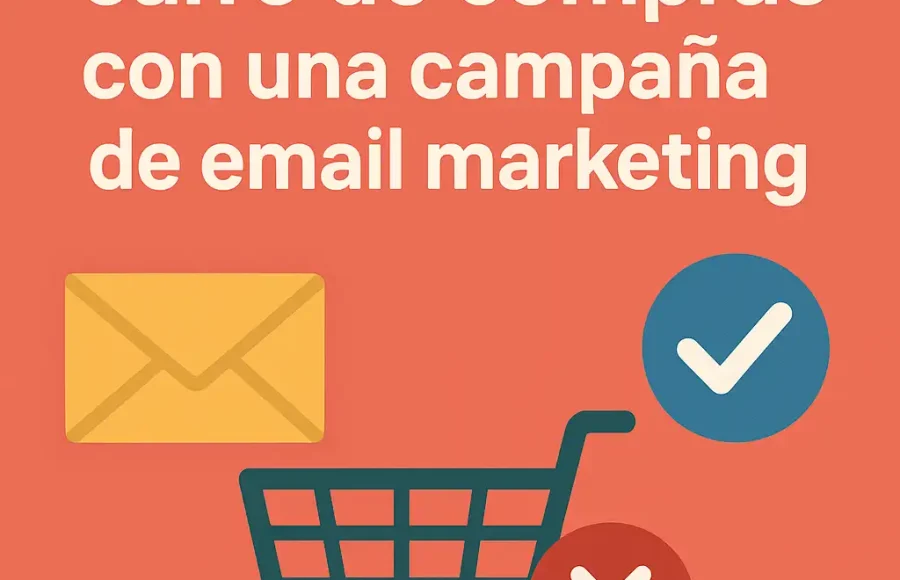 Cómo reducir el abandono del carro de compras con una campaña de email marketing