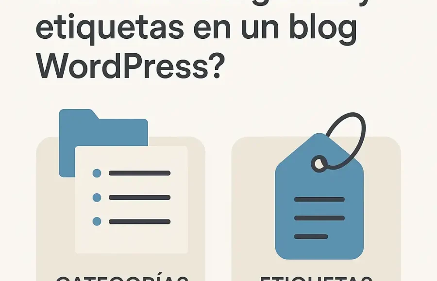 Cuál es la diferencia entre las categorías y etiquetas en un blog WordPress