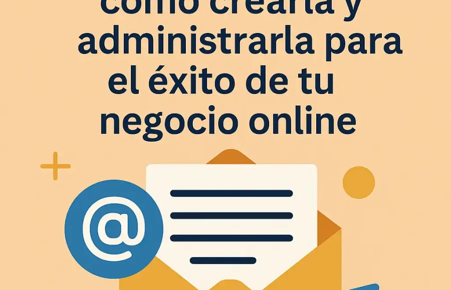 Lista de correos: cómo crearla y administrarla para el éxito de tu negocio online