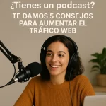 ¿Tienes un podcast? Te damos 5 consejos para aumentar el tráfico web