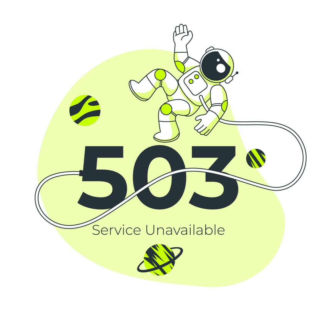 error 503 service