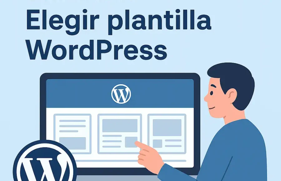 Tutorial: Elegir plantilla WordPress