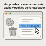 Así puedes borrar la memoria caché y cookies de tu navegador