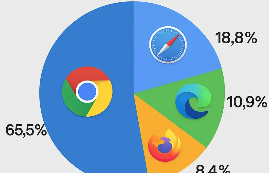Los navegadores web más utilizados este 2022