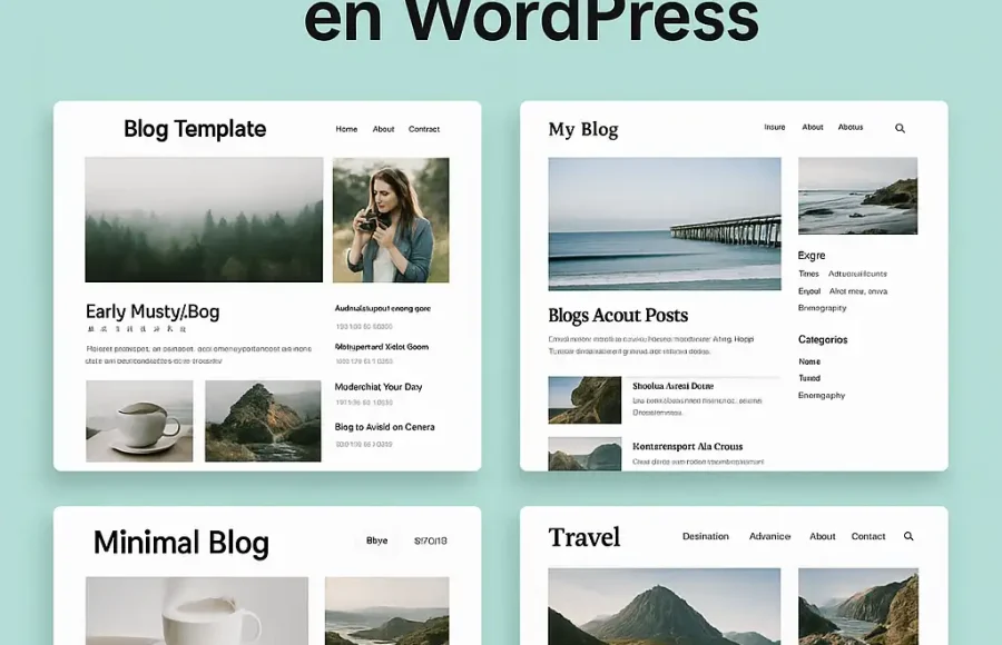 Las mejores plantillas para blog que puedes utilizar en WordPress Las mejores plantillas para blog que puedes utilizar en WordPress