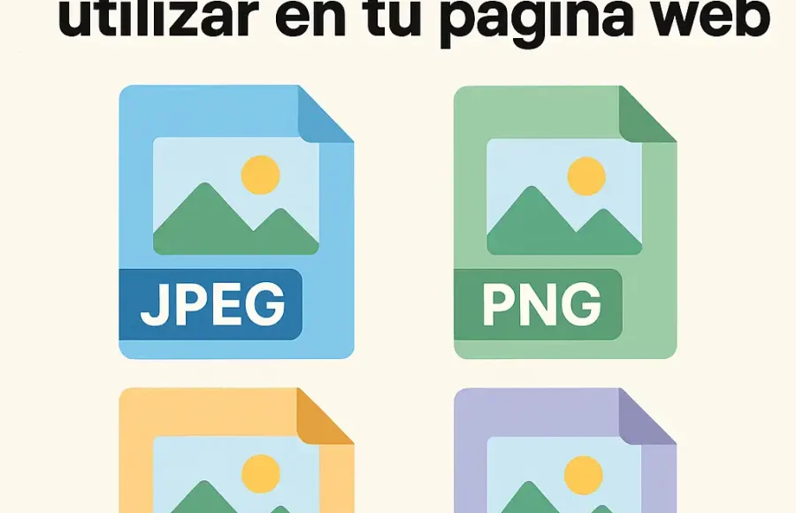 Los mejores formatos de imagen que puedes utilizar en tu pagina web Los mejores formatos de imagen que puedes utilizar en tu página web
