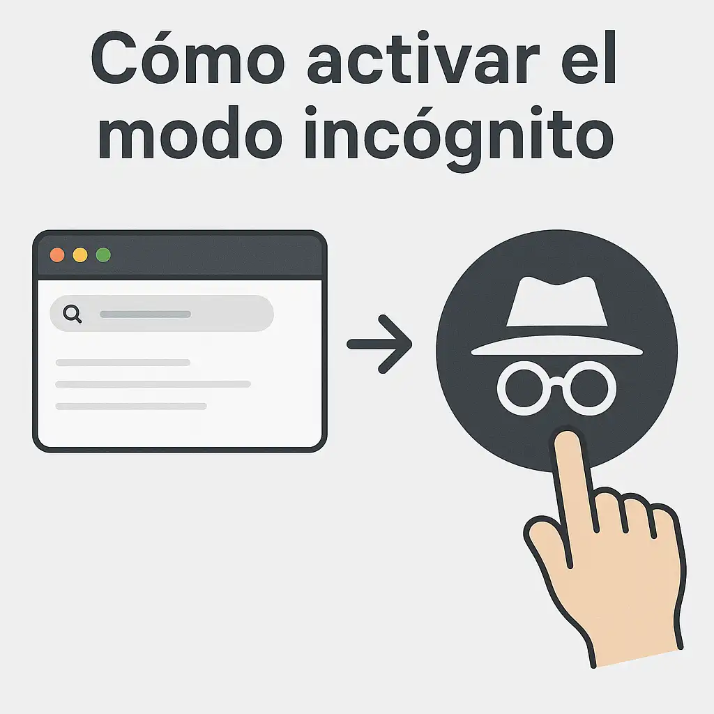 Cómo activar el modo incógnito