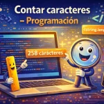 contar caracteres programacion