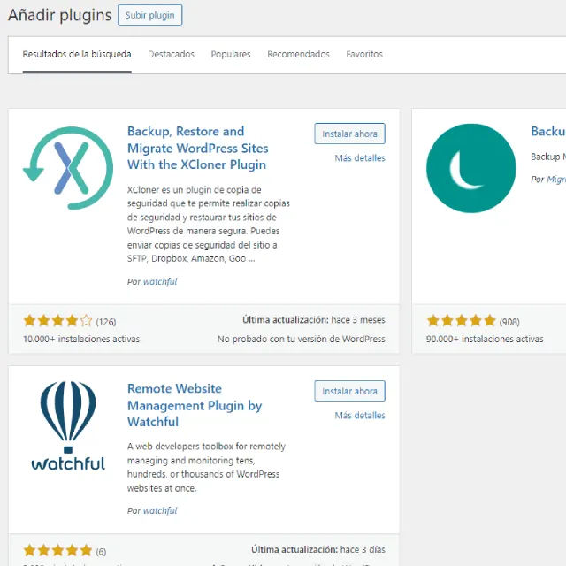 Cómo hacer una copia de seguridad con XCloner 4 instalar xcloner
