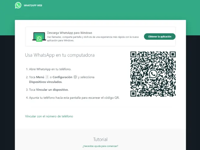 whatsApp web y desktop