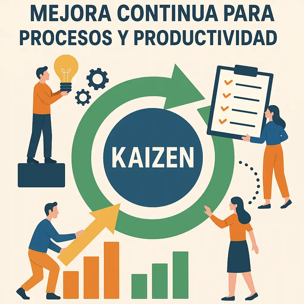Método Kaizen: Mejora Continua para Procesos y Productividad