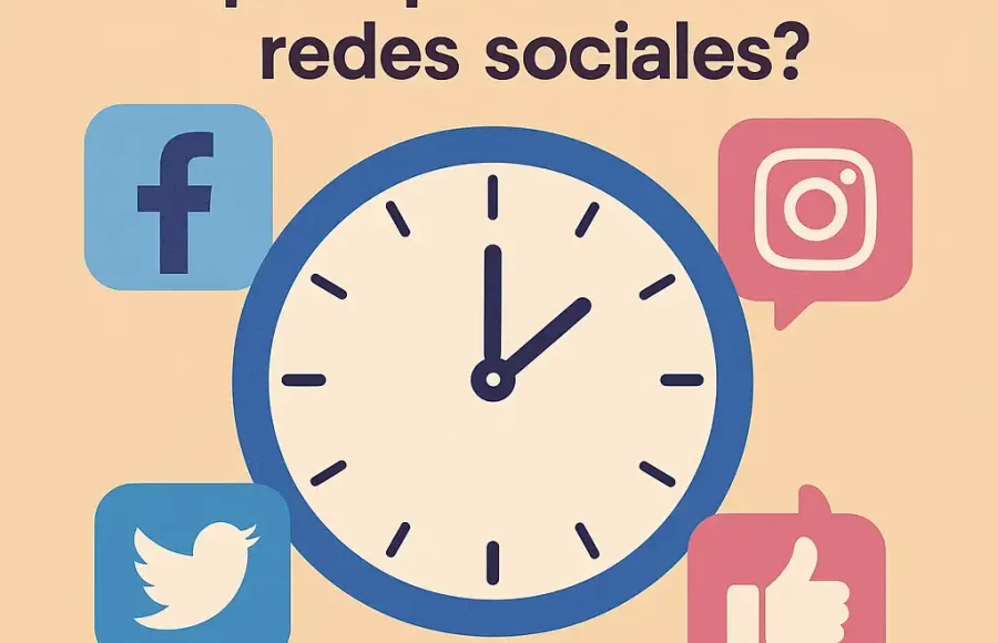 ¿Cuál es la mejor hora para publicar en redes sociales?
