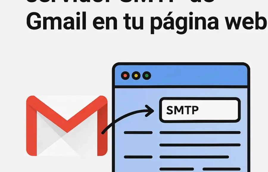 Cómo configurar el servidor SMTP de Gmail en tu página web