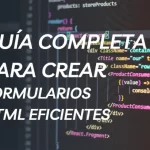 formularios html