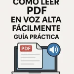 Cómo Leer PDF en Voz Alta Fácilmente: Guía Práctica