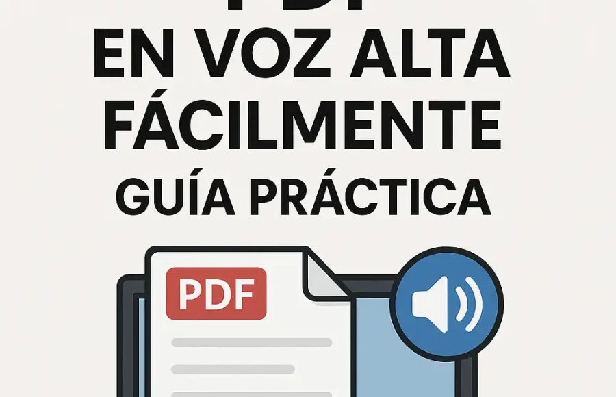 Cómo Leer PDF en Voz Alta Fácilmente: Guía Práctica