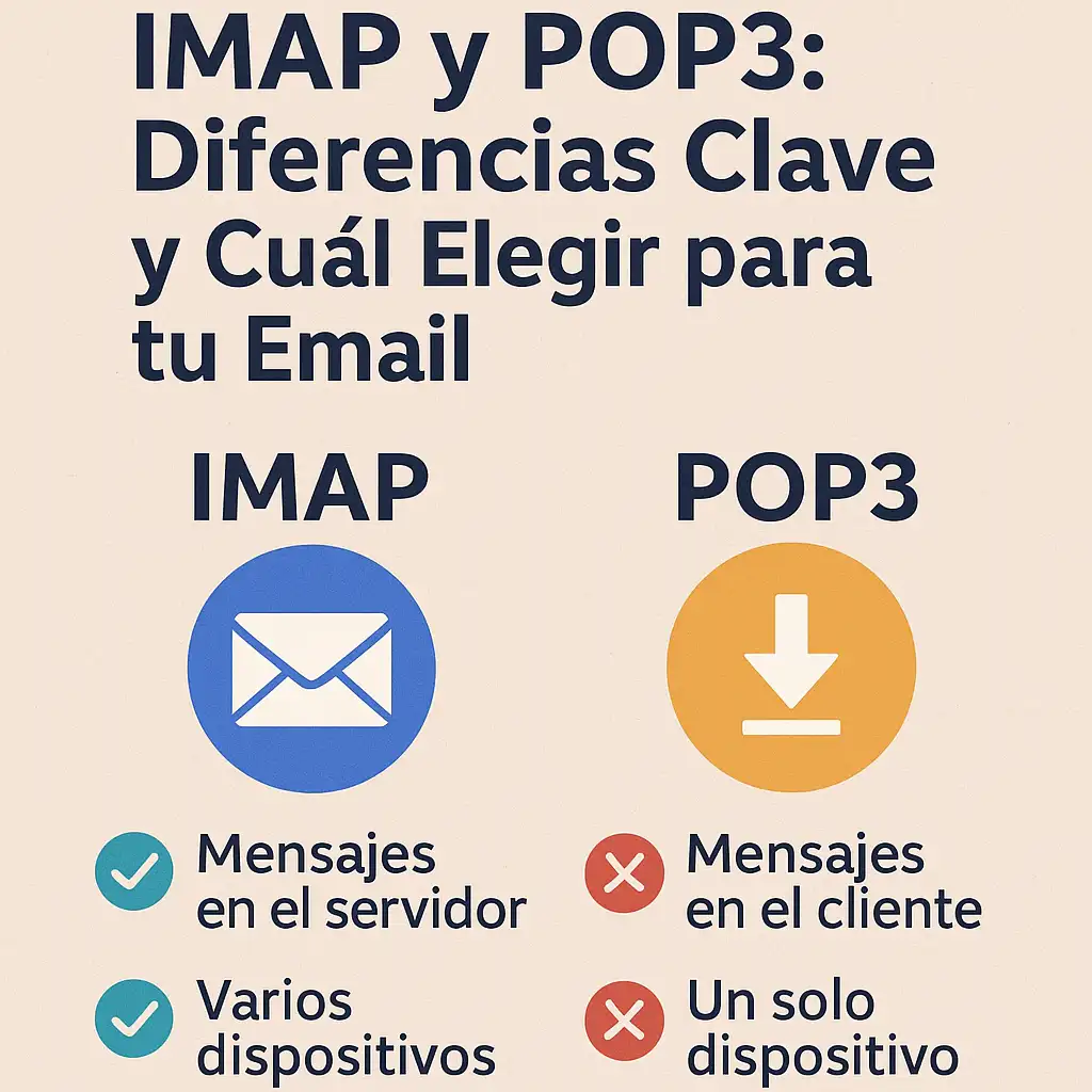 IMAP y POP3 Diferencias Clave y Cual Elegir para tu Email IMAP y POP3: Diferencias Clave y Cuál Elegir para tu Email