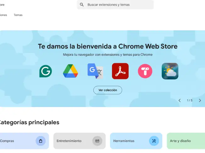 extensiones chrome