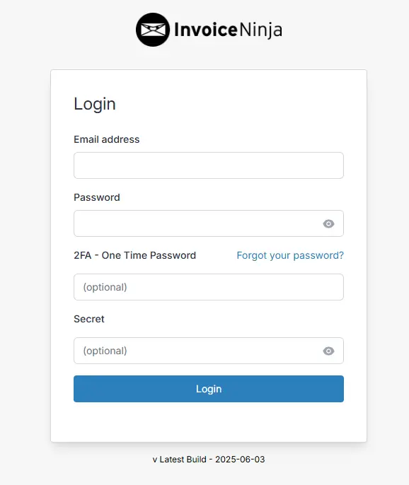acceso invoiceninja acceso invoiceninja