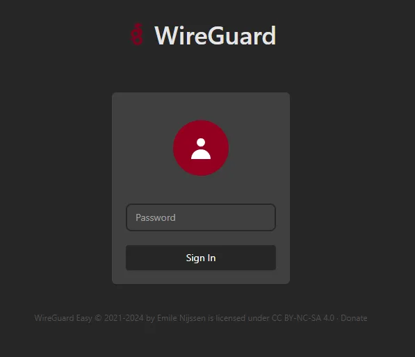 wg easy access wg easy access