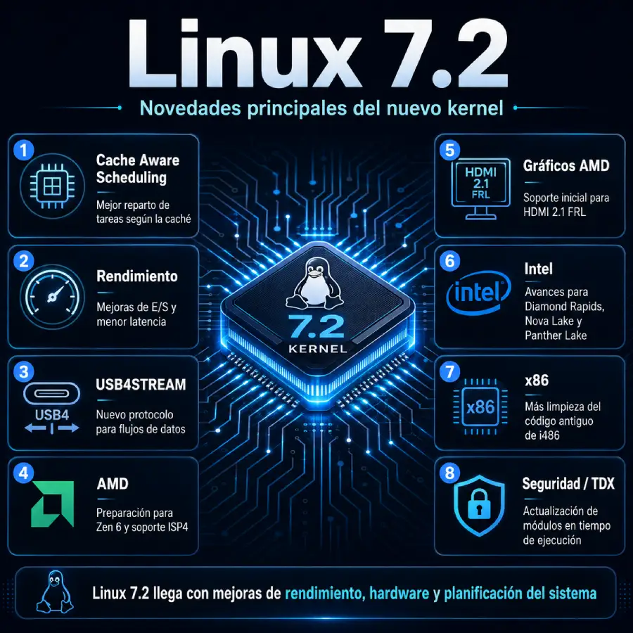 linux 7 2 novedades linux 7.2 novedades